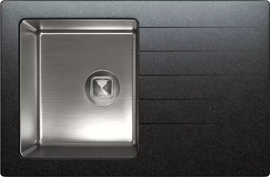 Кухонная мойка Tolero Twist TTS-760 уголь