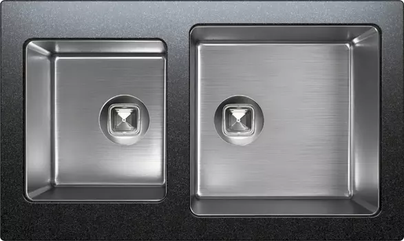 Кухонная мойка Tolero Twist TTS-840 уголь