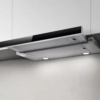 Кухонная вытяжка Elica Elite 26 IX/A/60/VT нержавеющая сталь/черное стекло