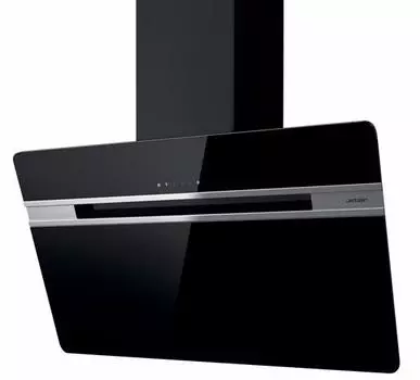 Кухонная вытяжка Jetair Viki BL 90 A наклонная черная