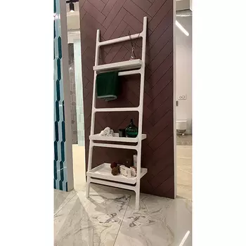 Лестница-вешалка Knief Rails 0600-201-01 с полками, белая матовая