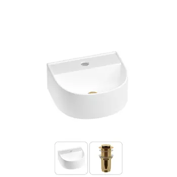 Маленькая раковина в туалет Wellsee WC Area 20212111R в наборе 2 в 1