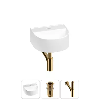 Маленькая раковина в туалет Wellsee WC Area 20212115R в наборе 3 в 1