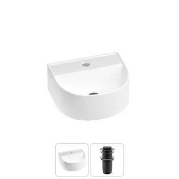 Маленькая раковина в туалет Wellsee WC Area 20212110R в наборе 2 в 1