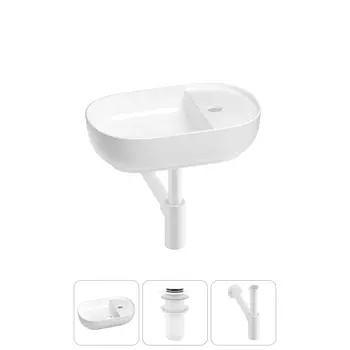 Маленькая раковина в туалет Wellsee WC Area 20212100R в наборе 3 в 1