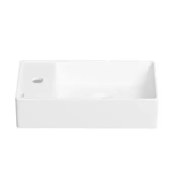 Маленькая раковина в туалет Wellsee WC Area 321807000 белая матовая