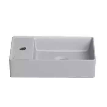 Маленькая раковина в туалет Wellsee WC Area 321809000 серая