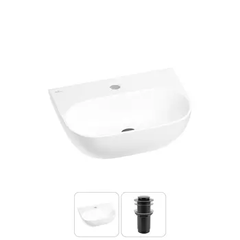 Маленькая раковина в туалет Wellsee WC Area 20212186R в наборе 2 в 1