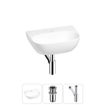 Маленькая раковина в туалет Wellsee WC Area 20212189R в наборе 3 в 1