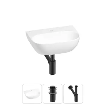 Маленькая раковина в туалет Wellsee WC Area 20212190R в наборе 3 в 1
