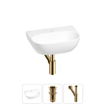 Маленькая раковина в туалет Wellsee WC Area 20212191R в наборе 3 в 1