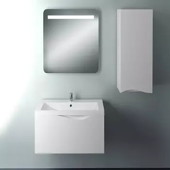 Мебель для ванной 1MarKa Этюд 58П белый глянец