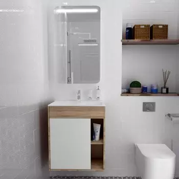 Мебель для ванной 1MarKa Lido 60П дуб сонома