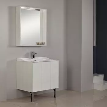 Мебель для ванной Акватон Фабиа 80 белый/выбеленное дерево