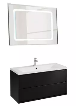 Мебель для ванной Акватон Римини New 100 черный глянец