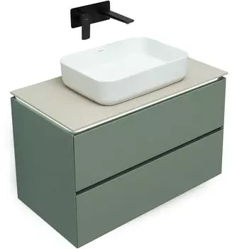 Мебель для ванной Allen Brau Infinity 85 цемент матовый