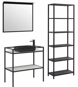 Мебель для ванной Allen Brau Liberty 90 черный браш