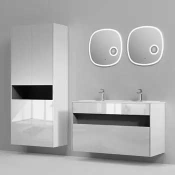 Мебель для ванной Am.Pm Func 120 подвесная, 1 ящик, белый глянец