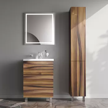 Мебель для ванной Am.Pm Gem 60 напольная, 2 ящика, орех