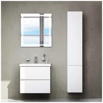 Мебель для ванной Am.Pm Gem 60 подвесная, 2 ящика, белый глянец