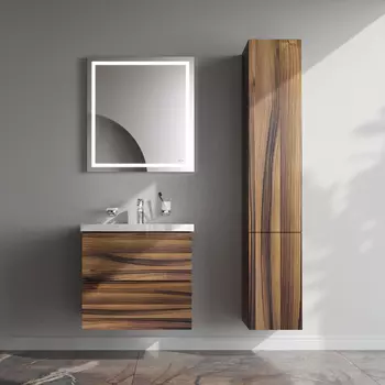 Мебель для ванной Am.Pm Gem 60 подвесная, 2 ящика, орех