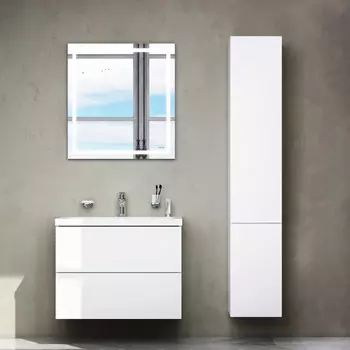 Мебель для ванной Am.Pm Gem 75 подвесная, 2 ящика, белый глянец