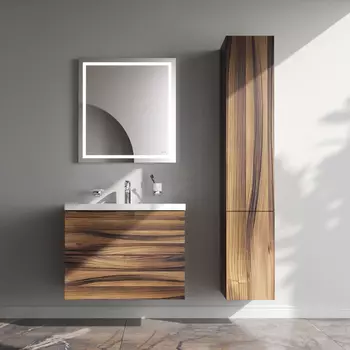 Мебель для ванной Am.Pm Gem 75 подвесная, 2 ящика, орех