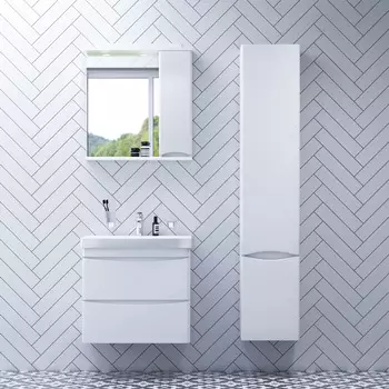 Мебель для ванной Am.Pm Like 65 подвесная, 2 ящика, белый глянец