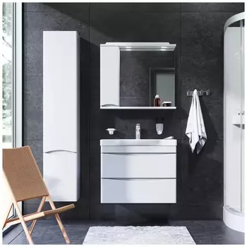 Мебель для ванной Am.Pm Like 80 подвесная, 2 ящика, белый глянец