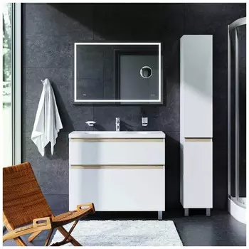 Мебель для ванной Am.Pm X-Joy 100 напольная, 2 ящика, белый глянец