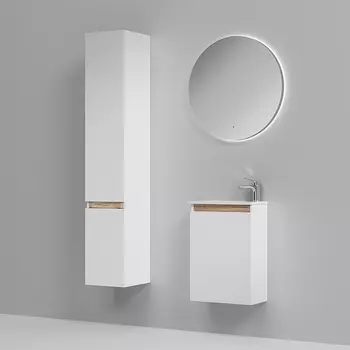Мебель для ванной Am.Pm X-Joy 45 подвесная, 1 дверца, белый глянец