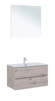 Мебель для ванной Aquanet Алвита New 90 2 ящика, дуб веллингтон белый