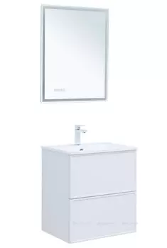 Мебель для ванной Aquanet Арт 60 подвесная, белая матовая