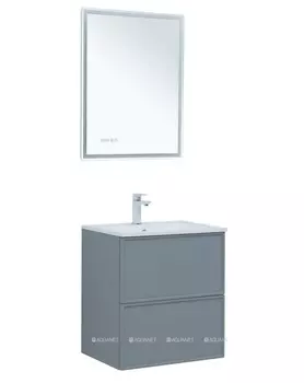 Мебель для ванной Aquanet Арт 60 подвесная, мисти грин