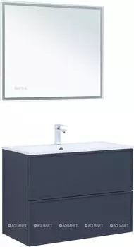 Мебель для ванной Aquanet Арт 90 подвесная, маренго