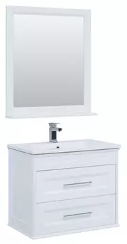 Мебель для ванной Aquanet Бостон М 80 белый (лит. мрамор)