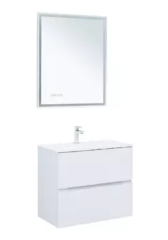 Мебель для ванной Aquanet Джейн 70 подвесная, белая матовая