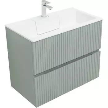 Мебель для ванной Aquanet Джейн 80 подвесная, мисти грин
