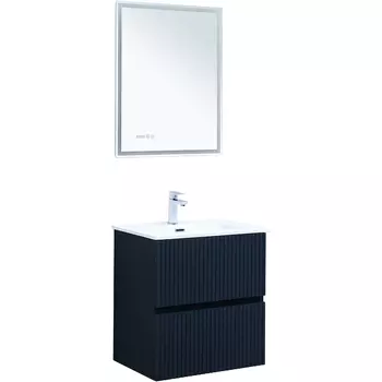 Мебель для ванной Aquanet Джейн (Flat) 60 подвесная, маренго