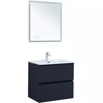 Мебель для ванной Aquanet Джейн (Flat) 70 подвесная, маренго