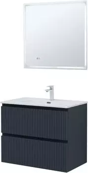 Мебель для ванной Aquanet Джейн (Flat) 80 подвесная, маренго