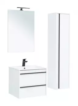 Мебель для ванной Aquanet Lino 60 белый матовый