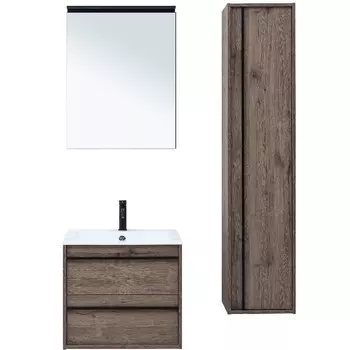 Мебель для ванной Aquanet Lino 60 дуб веллингтон