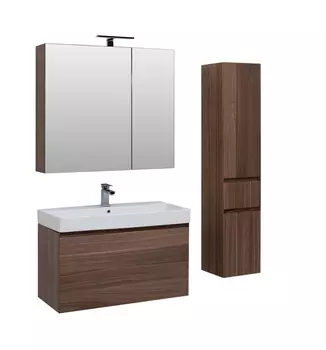 Мебель для ванной Aquanet Нью-Йорк 100 орех