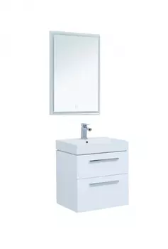 Мебель для ванной Aquanet Nova 60 (Slim Synergy) белый (2 ящика)
