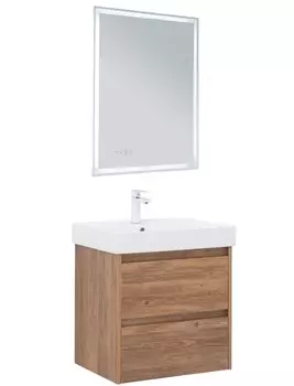 Мебель для ванной Aquanet Nova Lite 60 дуб шоколадный, 2 ящика