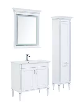 Мебель для ванной Aquanet Селена 90 белый/серебро