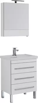 Мебель для ванной Aquanet Сиена 60 напольная белая