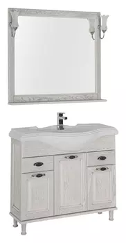 Мебель для ванной Aquanet Тесса 85 жасмин, серебро