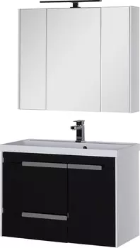 Мебель для ванной Aquanet Тиволи 90 черная